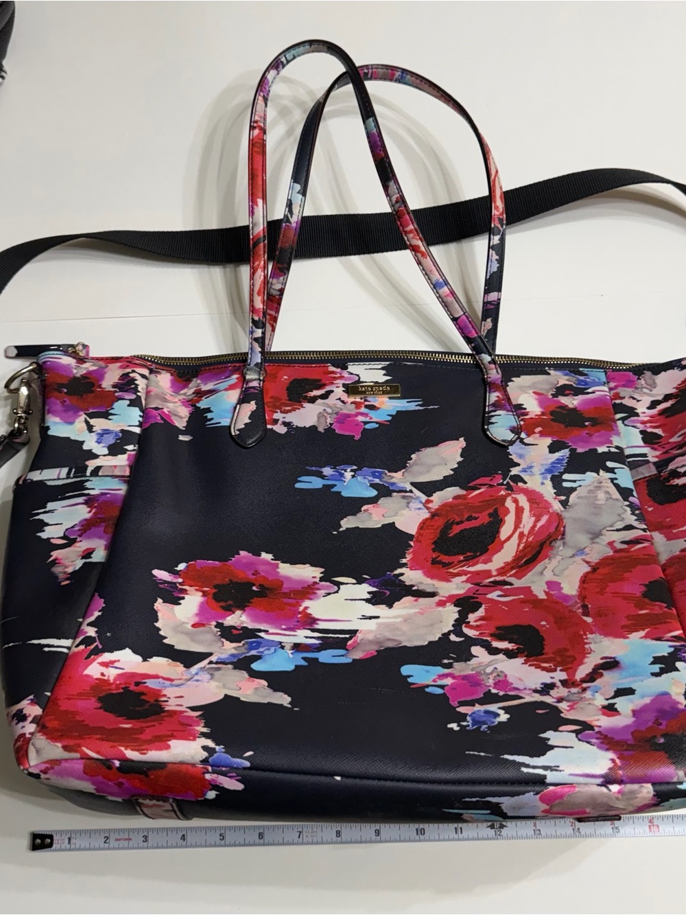 Kate Spade Floral Print Tote Bag